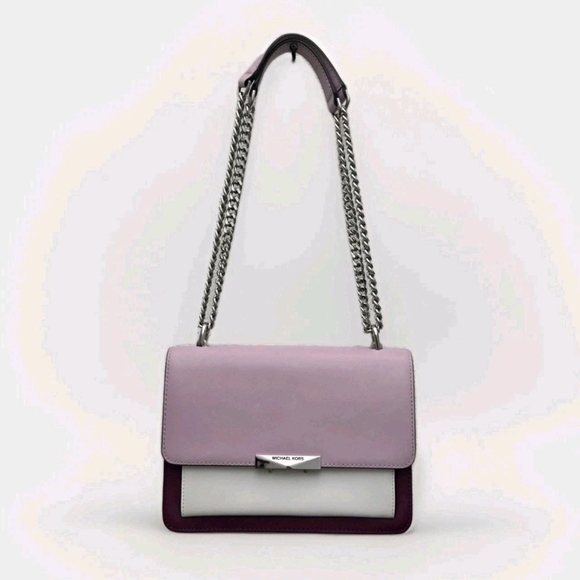 MICHAEL KORS Women's JADE LG Leather Shoulder Bag - Picture 1 of 12